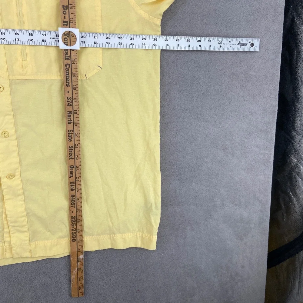 Under Armour Mens XXL Yellow AllSeasonGear Long‎ Sleeve Fishing Shirt Ventilated